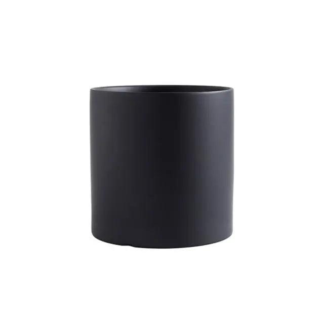 Lotta - Nordic Minimalistic Pot BO-HA Black Medium + Tray