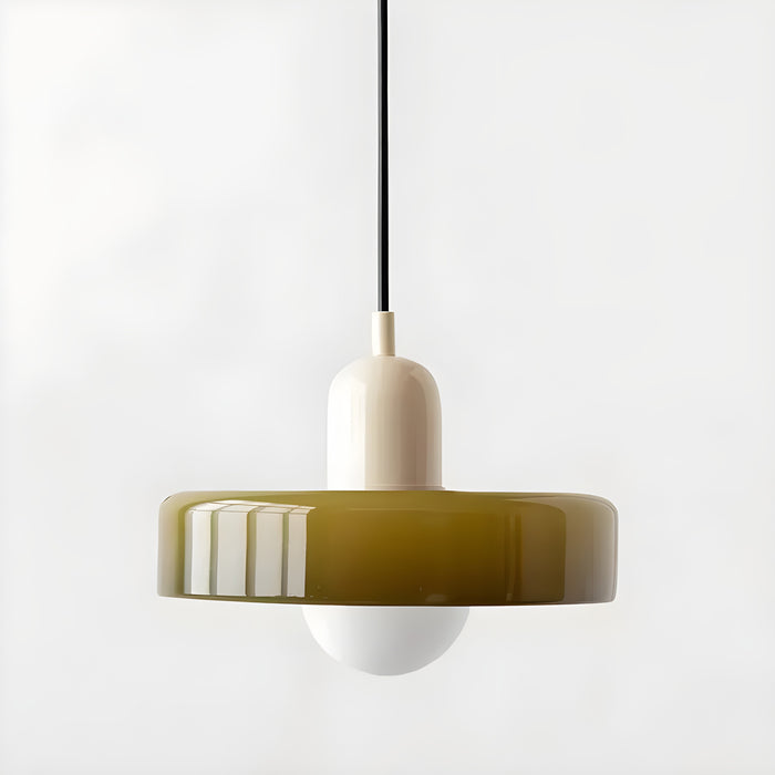 Kalle - Glass Pendant Light Bauhaus Furniture BO-HA Beige & Green