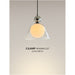 Bauhaus inspired sunset lamp modern minimalist bedroom bedside pendant light retro style sophisticated ambient lighting pendant light image 0
