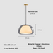 Amba - Jelly Globe Pendant Light Modern Pendant Light Dome Pendant Light  BO-HA Smokey 25 cm 