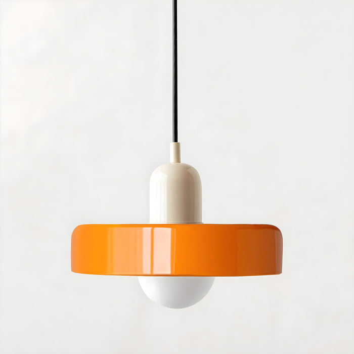 Kalle - Glass Pendant Light Bauhaus Furniture BO-HA Beige & Orange