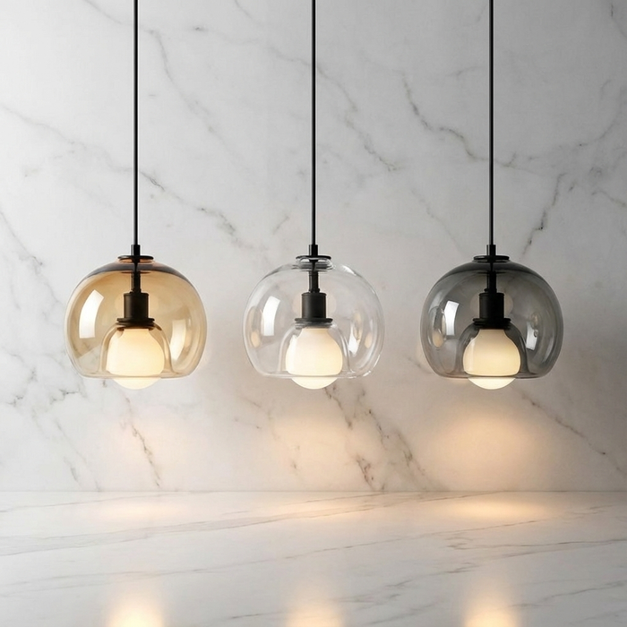 Anele - Modern Glass Pendant Light BO-HA