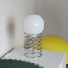 Ville - Spring Glass Table Lamp Bauhaus Furniture  BO-HA Silver  