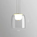 Marenna – Modern Glass Pendant LED Hanging Light Fixture BO-HA Small