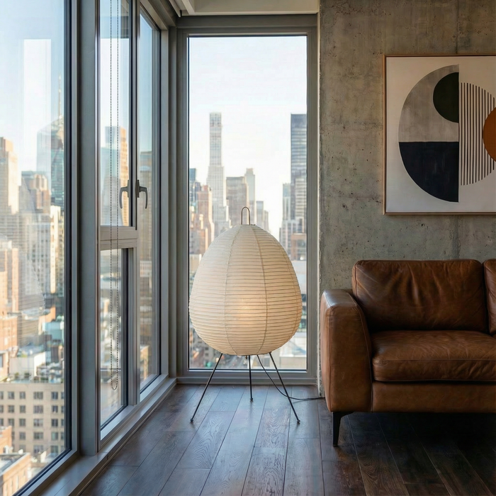 Aila – Wabi-Sabi Rice Paper LED Table Lamp