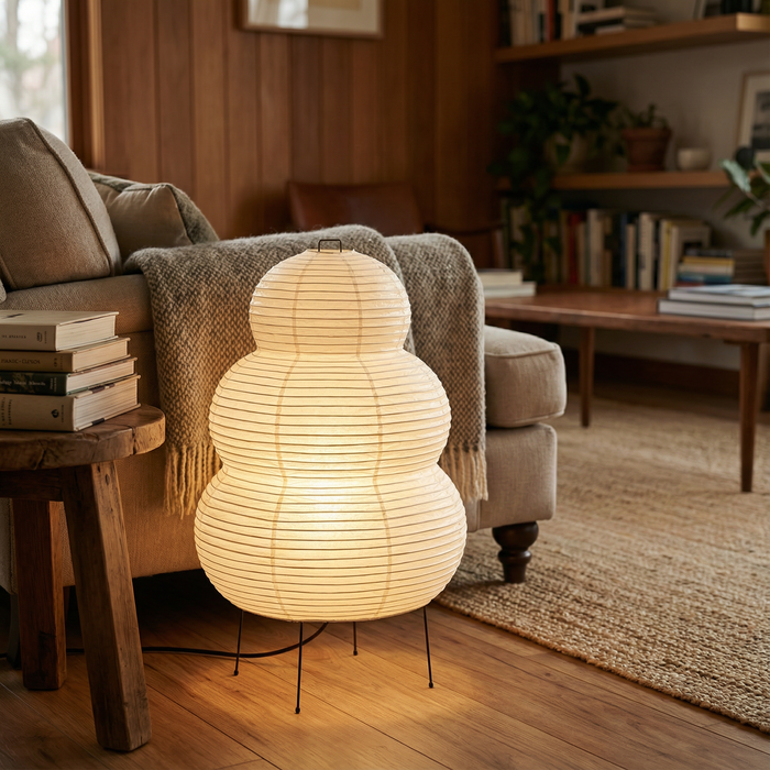 Aili – Wabi-Sabi Rice Paper LED Table Lamp