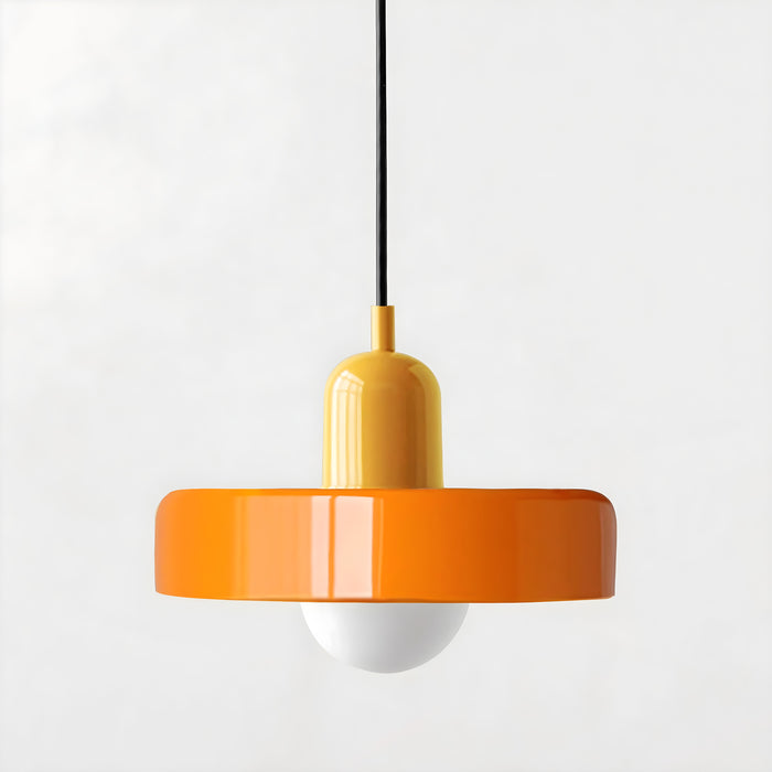 Kalle - Glass Pendant Light Bauhaus Furniture BO-HA Yellow & Orange