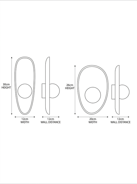 Bjork – Nordic Wood & Glass Wall Sconce BO-HA
