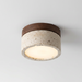 Halla – Wabi-Sabi Travertine Japanese Ceiling Light BO-HA