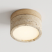 Halla – Wabi-Sabi Travertine Japanese Ceiling Light BO-HA