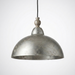 Sindre – Distressed Metal Dome Pendant Light BO-HA Rust Silver · 25cm