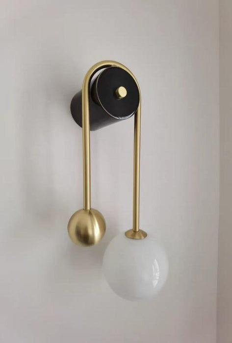 Amalia - Modern Nordic Gold Wall Sconces — customer photo by Carla R.