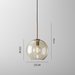 Millay - Glass Pendant Lights  BO-HA Medium Circle  
