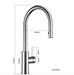 Sturla - Silver Kitchen Faucet  BO-HA   