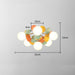 Jorma - Modern Nursery Ceiling Light For Childrens Lighting  BO-HA Colourful 6 