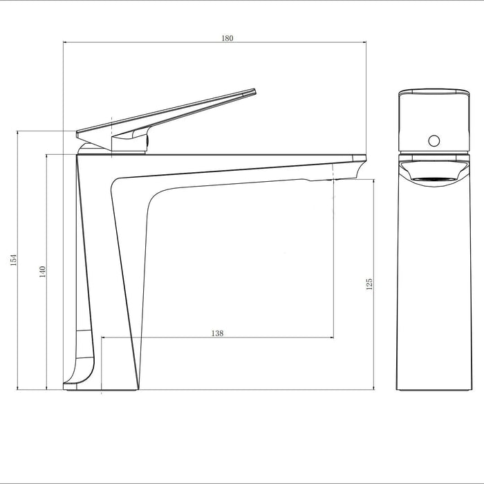 Malina - Modern Nordic Deck Mounted Faucet  BO-HA   