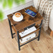 Kristian - Nightstand with Charging Station Small Nightstand  BO-HA   