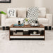 Birger - Wood Coffee Table with Storage  BO-HA   