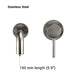 Katri - Wash Basin Bathroom Sink Faucets  BO-HA Stainless Steel 150 mm 