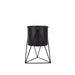 Maja - Circular Ceramic Planter & Stand  BO-HA Black S 