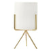 Ida - Ceramic Flower Planters with Modern Stand  BO-HA L Gold Without hole 